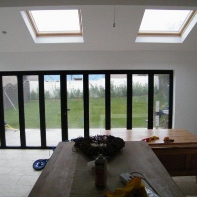 New kitchen extension just completed