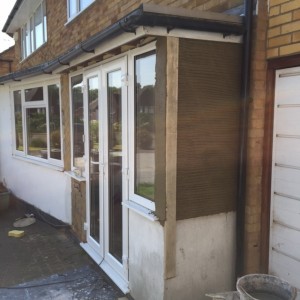 Porch Replaster Tunbridge wells