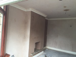 Finished photo of skimmed smooth walls ready for decoration