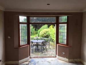 new Replaster of room in Tunbridge Wells
