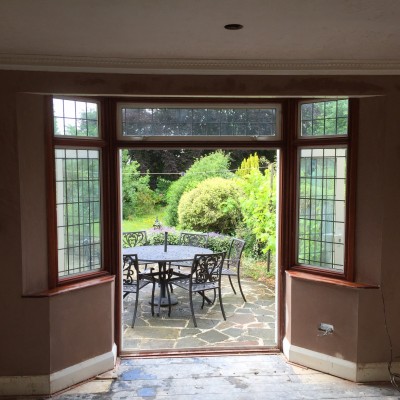 new Replaster of room in Tunbridge Wells
