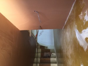 Re plastering hallway