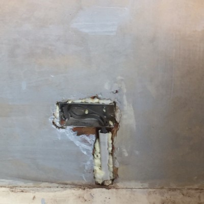 Preparing to Replaster a room after re-wire in Tunbridge Wells