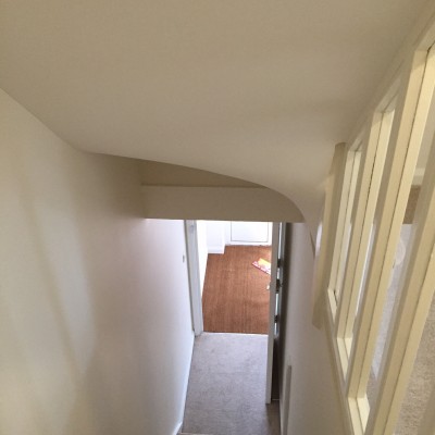 Plastering work completed