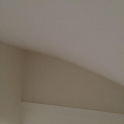 Hallway ceiling finished