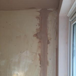 Plastering after electrical rewire