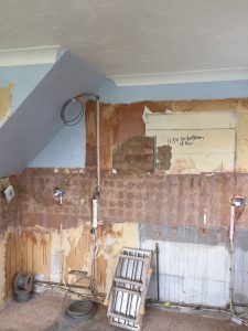 Kitchen in need of replaster