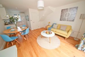 At Southborough finished photograph of living and kitchen area