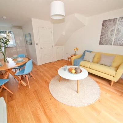 At Southborough finished photograph of living and kitchen area