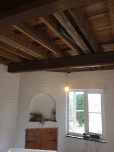 Room at Five Ashes ready For plastering