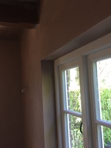 Plastering after window fitted, Mayfield