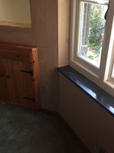 Newly plastered at Five Ashes near Mayfield