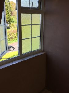 New plaster at Sandhurst Park,Tunbridge Wells, TN2