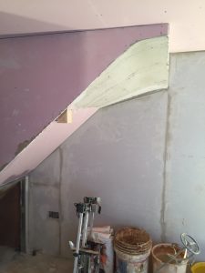Before plastering at Southborough (Under stairs area)