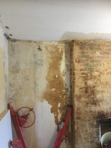 Walls ready for plaster