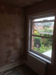 Completed bedroom replaster at Southborough Tunbridge Wells Tn4