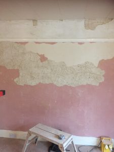 Old walls to be Replastered