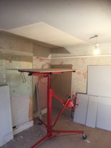 Plasterboard been installed