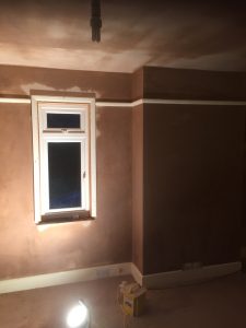 New plaster from recent job