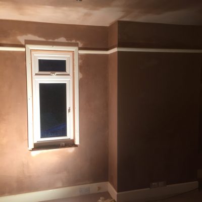 New plaster from recent job
