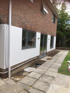 Back of house rendered