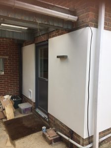 Render at back door